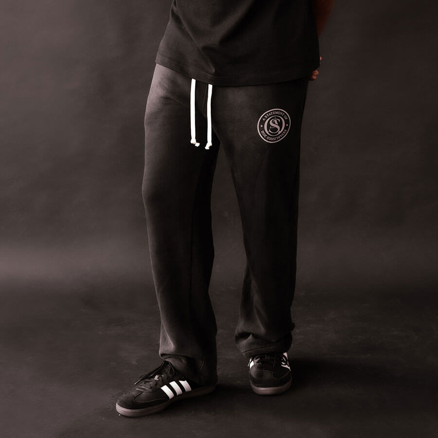 Remember your Roots Lux Sweatpants in Sun Fade Black —