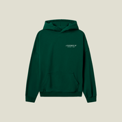 Open-ended Lux Hoodie in Pine —
