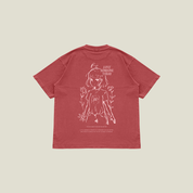 Getting Better Oversized Lux Tee in Vintage Rose —
