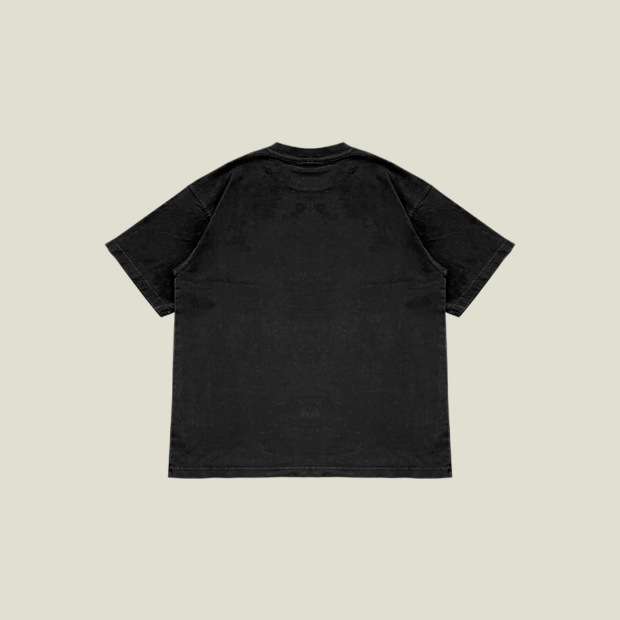 Love Someone Today Oversized Lux Tee in Vintage Black —