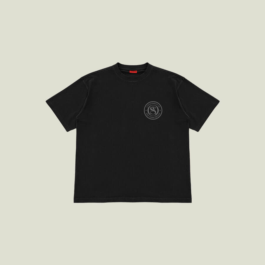 Remember your Roots Oversized Lux Tee in Black —