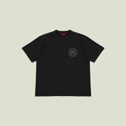 Remember your Roots Oversized Lux Tee in Black —
