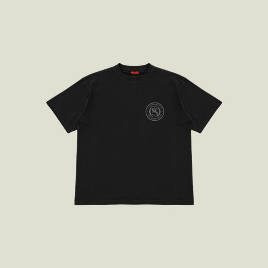 Remember your Roots Oversized Lux Tee in Black —