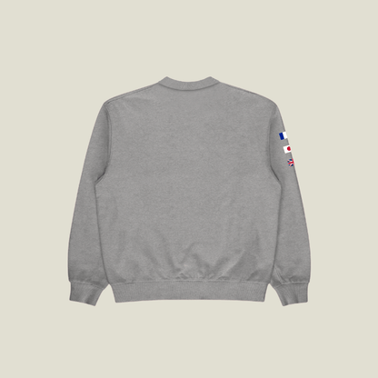 International Reverse Weave Crewneck in Heather —