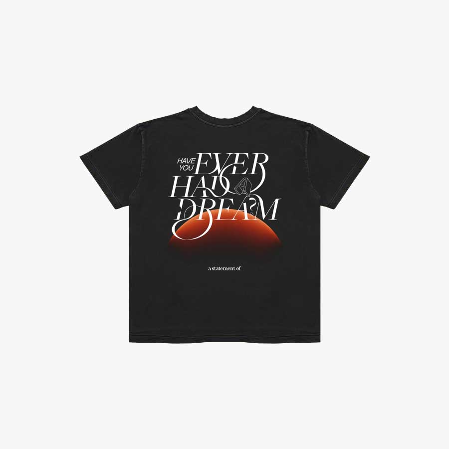 Dream Heritage Tee in Vintage Black