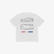 Racing Team Tee in White