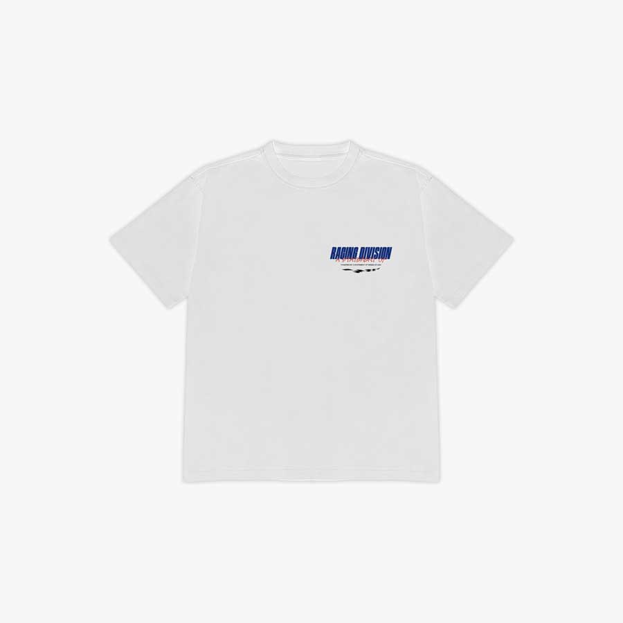 Racing Team Tee in White