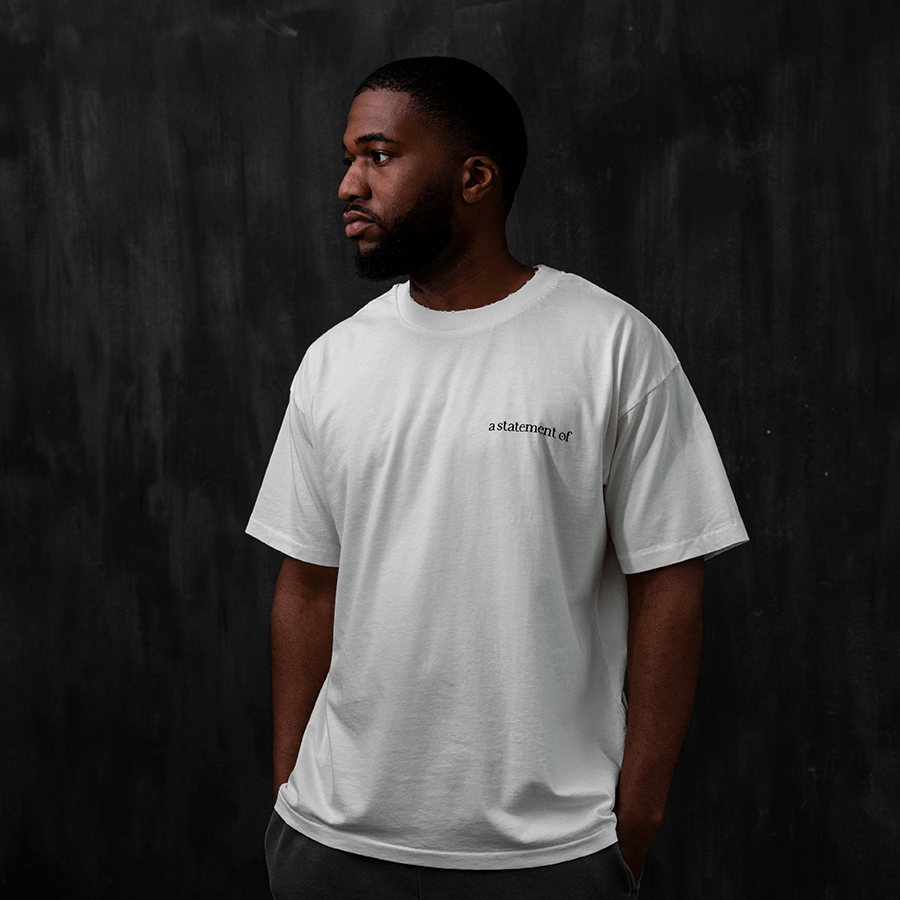 Heritage Tee in Sail — – a statement of